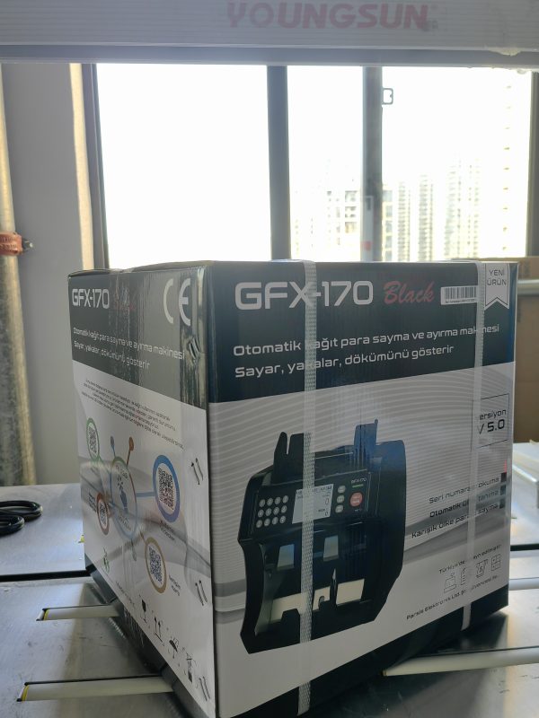 SAMUTO Model-170 Black Profesyonel Para Sayma Makinesi Box closed