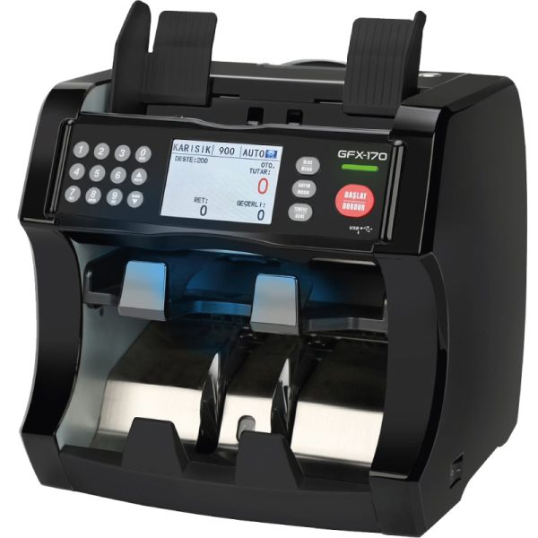 SAMUTO Model-170 Black Profesyonel Para Sayma Makinesi 1
