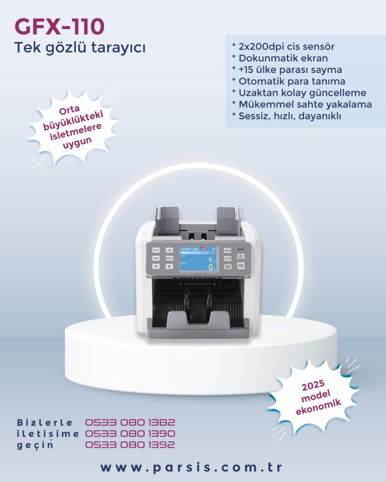 SAMUTO Model-110 Dolara Para Sayma Makinesi