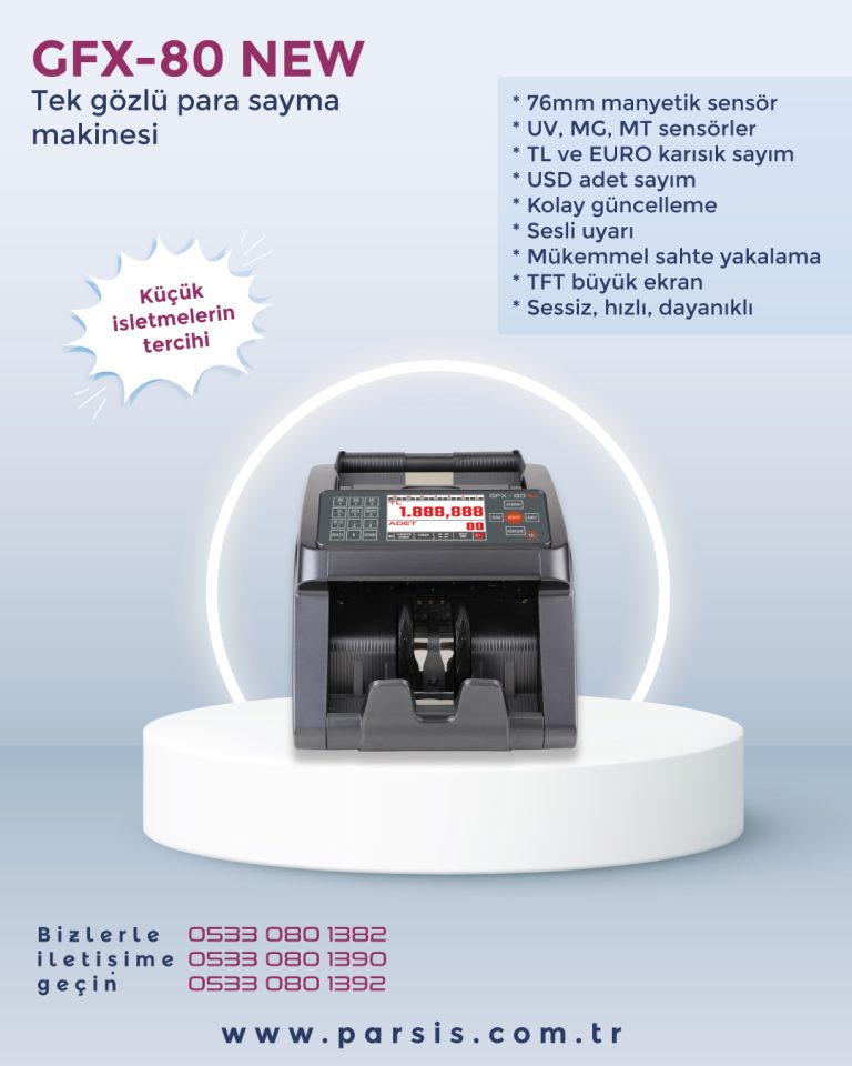 SAMUTO Model-80New TL EURO para sayma makinesi