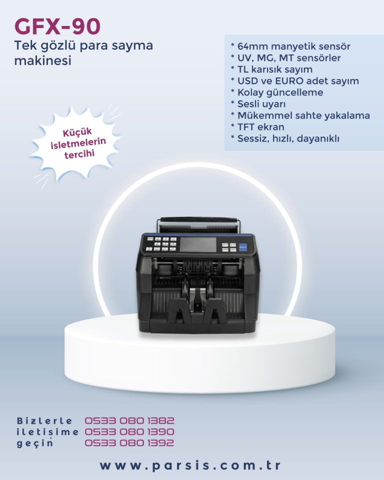SAMUTO Model-90 TL Para Sayma Makinesi